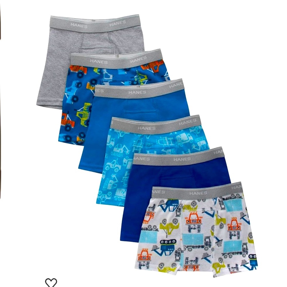 Hanes - Toddler Boys’ Potty Trainer Boxer Briefs Underwear (6-pack)